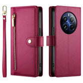 Nine Card-slot Zipper Wallet Bag Leather Phone Case